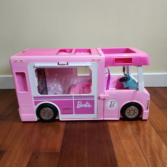 Barbie 3-in-1 Dream Camper Vehicle Mattel - Picture 3 of 9